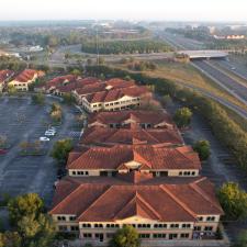 Roof-soft-wash-on-10-office-buildings-in-Lake-Mary-FL 3